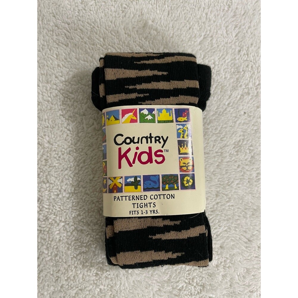 Country Kids Toddler Animal Print Tights 1-3yo New